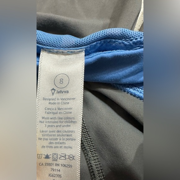 Ivivva: Girls Cropped Leggings - Size 8 - Picture 8 of 11